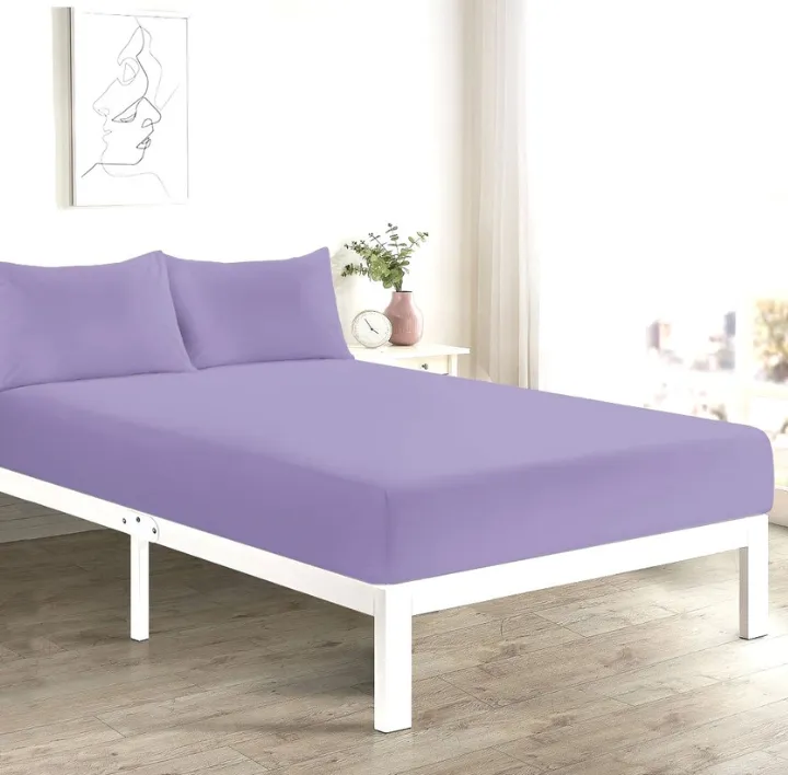 Lilac Fitted Sheet