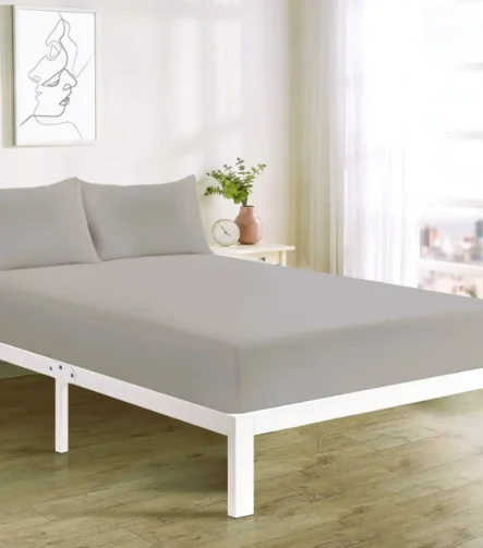 Silver Fitted Sheet