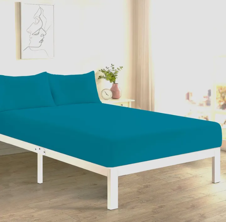 Teal Fitted Sheet