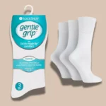 White Men Gentle Grip Socks
