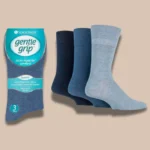 Blue Men Gentle Grip Socks
