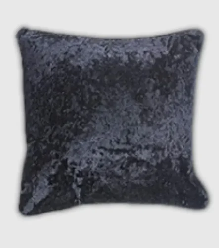 Black Crushed Valvet Cushions