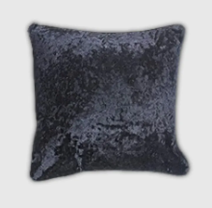 Black Crushed Valvet Cushions