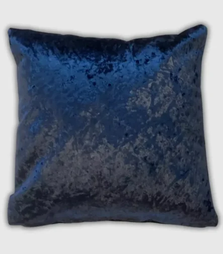 Blue Crushed Valvet Cushions