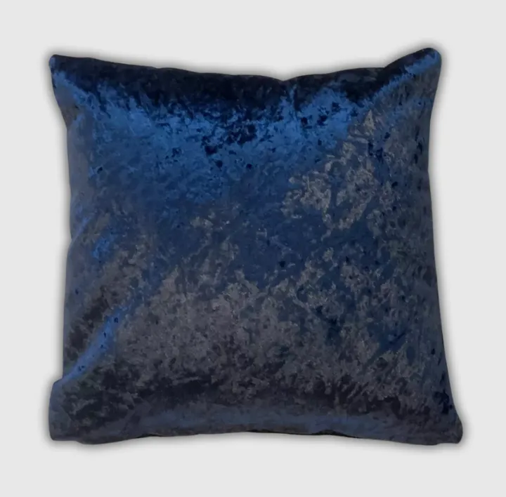 Blue Crushed Valvet Cushions