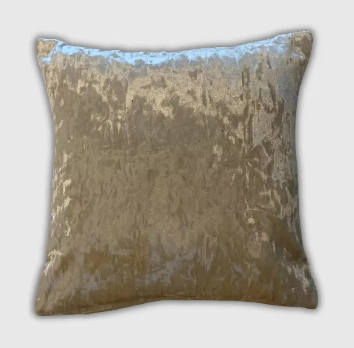 Cream Crushed Valvet Cushions