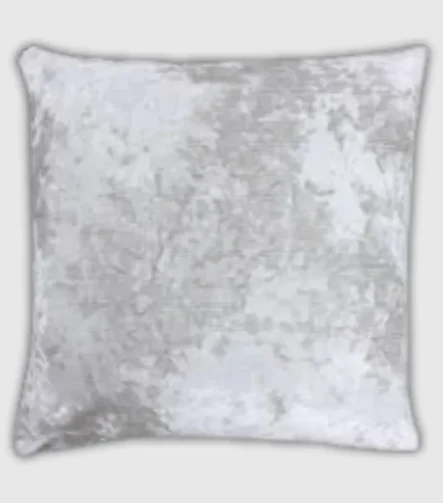 Cream Crushed Valvet Cushions