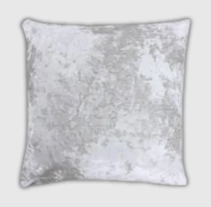Cream Crushed Valvet Cushions