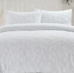 Daisy White Teddy duvet set