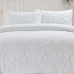 Daisy White Teddy duvet set