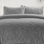 Daisy Silver Teddy duvet set