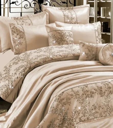 Gigi Embroidery Duvet set - Milk