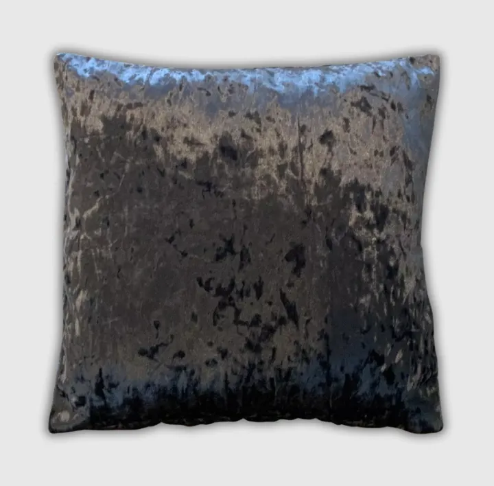 Grey Crushed Valvet Cushions