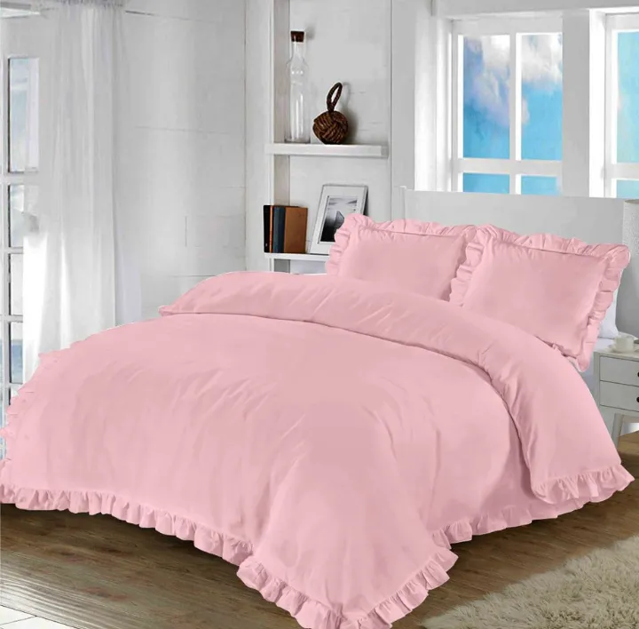 Santiago Frilled Blush Pink