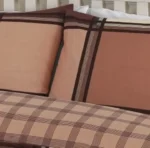 Choc logan duvet set