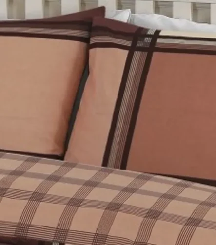 Choc logan duvet set