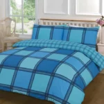 Teal logan duvet set