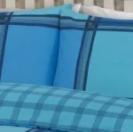 Teal logan duvet set