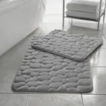 Silver Pebble bath set