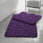 Plum Pebble bath set