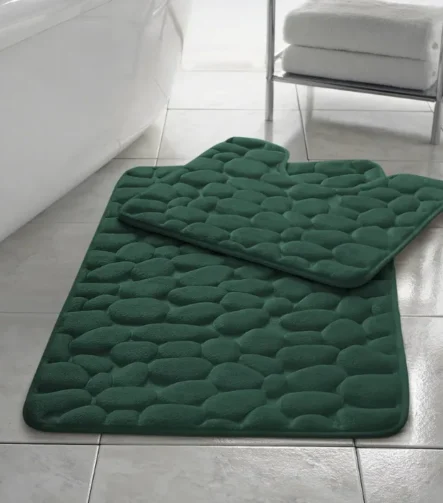 Green Pebble bath set
