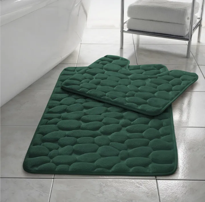 Green Pebble bath set