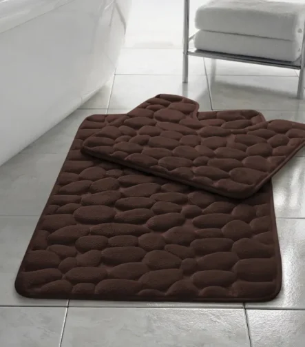 Chocolate Pebble bath set
