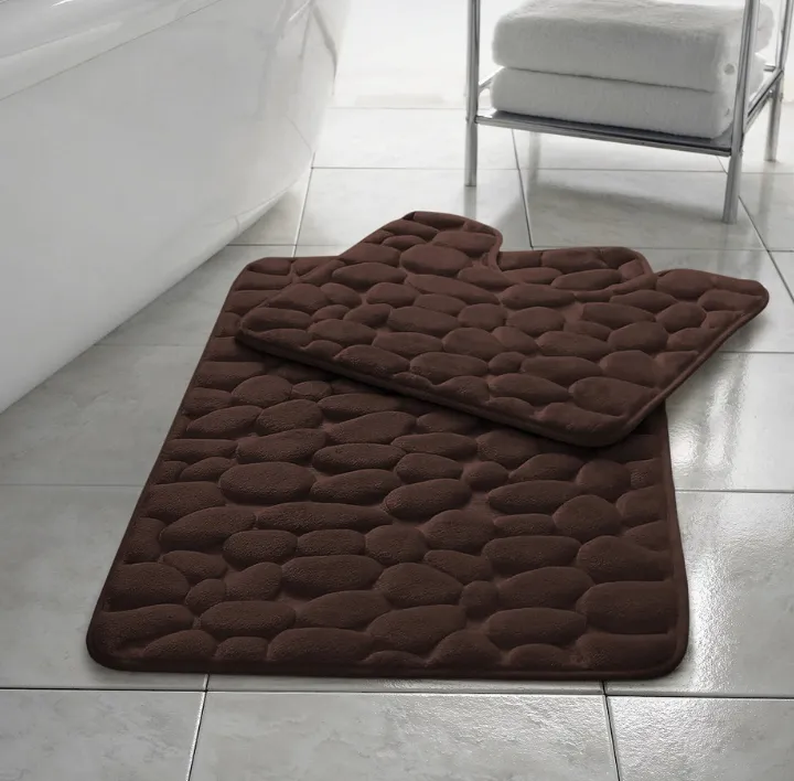 Chocolate Pebble bath set