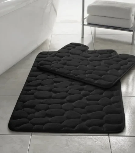 Black Pebble bath set