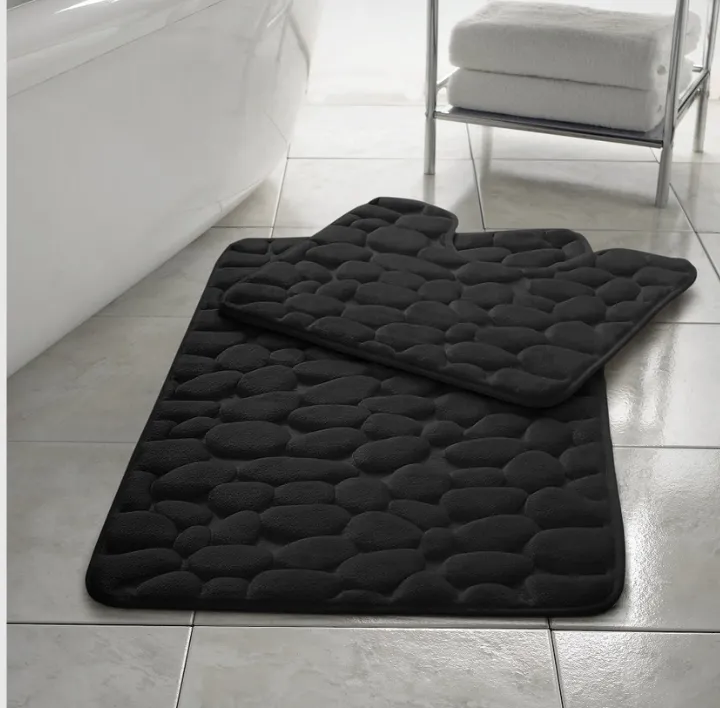 Black Pebble bath set