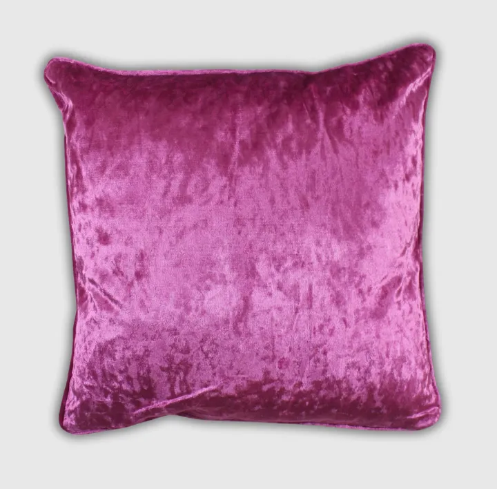 Pink Crushed Valvet Cushions