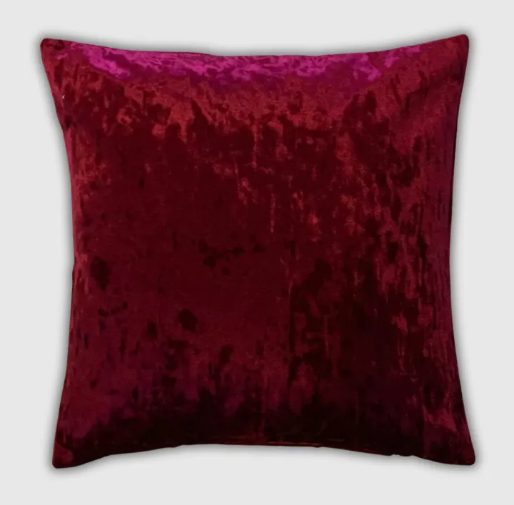 Pink Crushed Valvet Cushions
