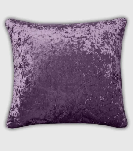 Purple Crushed Valvet Cushions