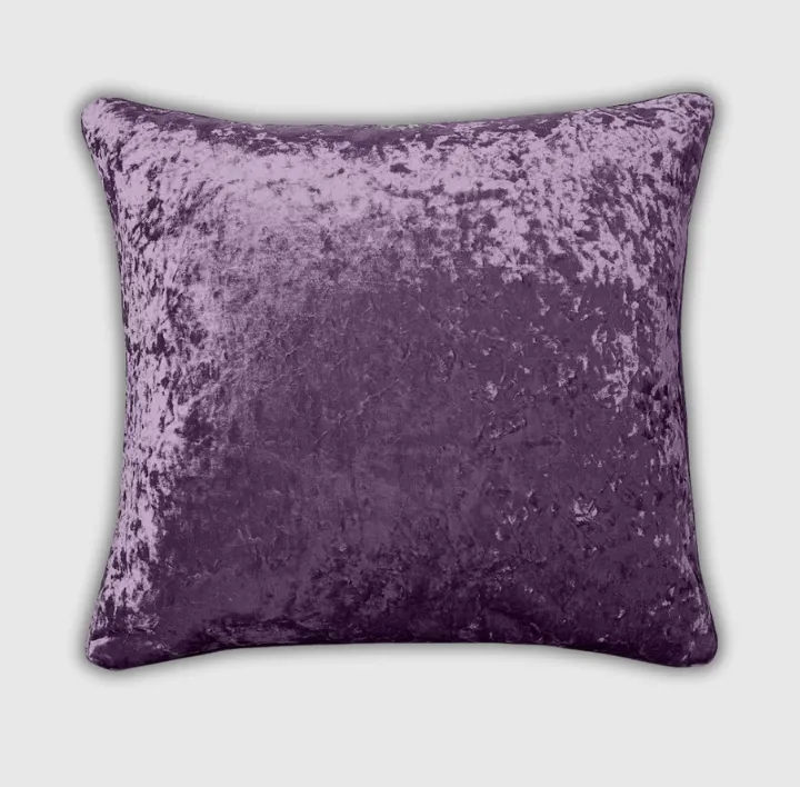 Purple Crushed Valvet Cushions