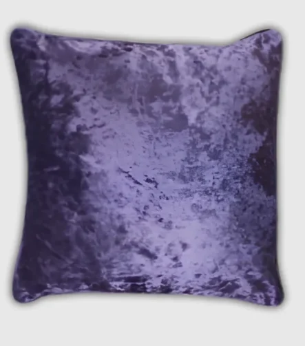 Purple Crushed Valvet Cushions