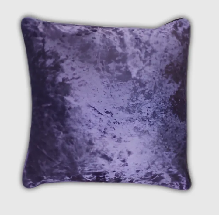 Purple Crushed Valvet Cushions