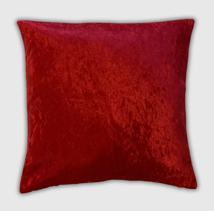 Red Crushed Valvet Cushions