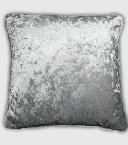 Silver Crushed Valvet Cushions