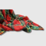 Tartan Red Throw
