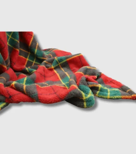 Tartan Red Throw