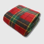 Tartan Red Throw