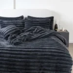 Charcoal Big Cord Duvet