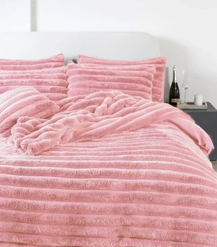 Blush Big Cord Duvet
