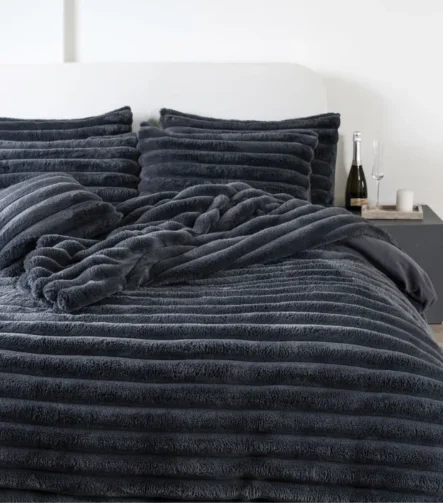 Charcoal Big Cord Duvet