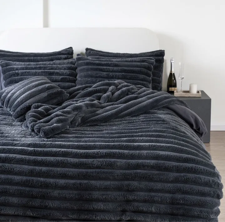 Charcoal Big Cord Duvet