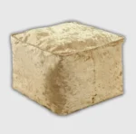 Gold Crushed Valvet Bean Bag