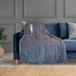 Grey Electric Heated Throw